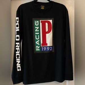 Polo Ralph Lauren Racing Ling Sleeve Shirt Large